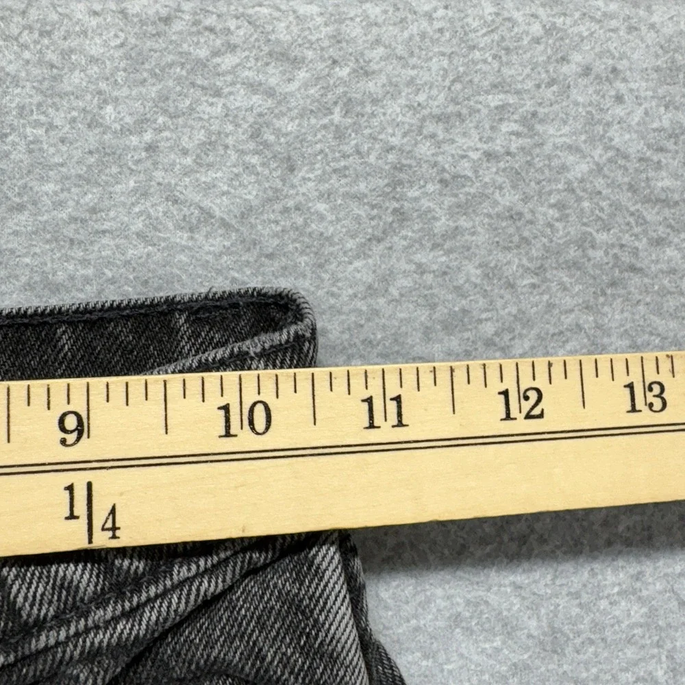 Vintage Levis 514 Jeans Boys 10 Slim Black Classic Fit‎ Orange Tab 90s Denim